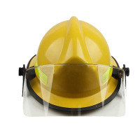 霍尼韦尔(Honeywell) HT-LF2-BPR NFPA消防 灭火 逃生 黄色头盔 带面罩