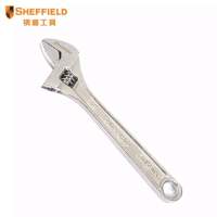 钢盾(SHEFFIELD) S016604 活动扳手 活扳手 活络扳手 4" 100*17mm 银色