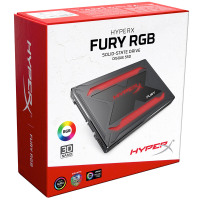 金士顿(Kingston)HyperX Fury系列 雷电 480G SATA3 RGB SSD固态硬盘