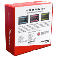 金士顿(Kingston)HyperX Fury系列 雷电 240G SATA3 RGB SSD固态硬盘