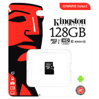金士顿（Kingston）128GB TF(Micro SD) 存储卡 U1 C10 高速升级版 连续拍摄更流畅 终身保