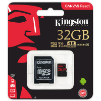 金士顿(Kingston)32GB TF(Micro SD) 存储卡 U3 C10 A1 V30 4K 版
