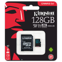 金士顿(Kingston)128GB TF(Micro SD) 存储卡 U3 C10 V30 专业版 读速90MB/s