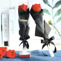 花薇 三八妇女节礼物情侣单只玫瑰花活动礼物 红玫瑰 花束肥皂花礼盒