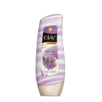 玉兰油(OLAY)滋养二合一精油沐浴霜滋养持久留香沐浴霜沐浴露清洁 薰衣草滋养250毫升