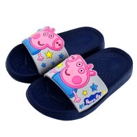 小猪佩奇(PEPPAPIG) 小猪佩奇凉拖鞋KMPQ9002舒适防滑三色可选中小童 家居室内浴室卡通拖鞋男女