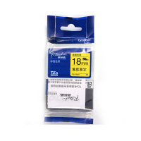 兄弟(brother)TZe-FX641 18mm黄底黑字线缆标签色带