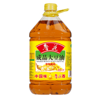 鲁花 食用油 非转基因 大豆油 5L油