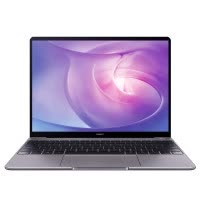 华为 HUAWEI MateBook 13 13英寸全面屏轻薄本笔记本电脑( i5-8265U 8G 256GB固态硬盘 2K高清屏 指纹识别 深空灰)