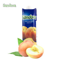 sandora北欧阳光牌 巴氏杀菌 桃浆果汁饮料 浓缩果汁饮料乌克兰进口果汁 500ml 一箱15盒装