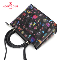 梦特娇手提包女时尚女士大包潮流印花图案单肩斜挎包女 商场同款