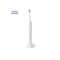 飞利浦（PHILIPS）电动牙刷 成人声波震动自动牙刷 2种洁齿强度可选 智能计时 HX6809/02(蓝白色)