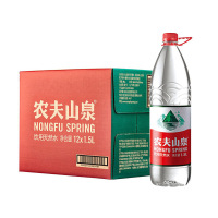 农夫山泉 饮用水 饮用天然水1.5L 1*12瓶 整箱装