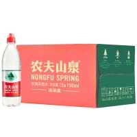 农夫山泉 饮用水 饮用天然水750ml运动盖 1*15瓶 整箱装