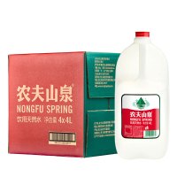 农夫山泉 饮用水 饮用天然水 4L*4桶 整箱装 桶装水