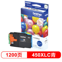 兄弟(brother)LC450XL-C 青色原装高容量墨盒
