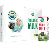 乐荷 荷兰进口有机脱脂牛奶 欧盟有机认证 孕产妇 高钙脱脂 纯牛奶 200*12礼盒