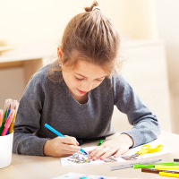 得力70686-36色软头水彩笔(混)(36色)