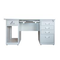 科劲(KeJing) 铁皮员工电脑桌办公桌 工作台电脑写字台