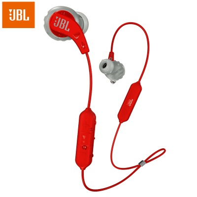 JBL Endurance Run BT无线蓝牙运动耳机 入耳式蓝牙跑步耳机 磁吸式防水耳塞 活力红
