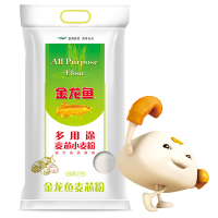金龙鱼 家用 中筋面粉 多用途麦芯小麦粉5kg 包子饺子馒头饼手擀面5kg装