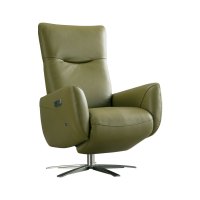 科智乐全真牛皮沙发椅COSEY-BOSS 奇异果绿