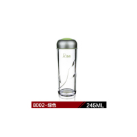 希诺塑料杯XN-8002透明水杯可爱男女士学生便携运动随手杯 245ml