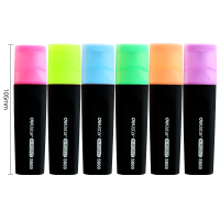 得力S600彩色荧光笔荧光记号笔彩色笔日韩水彩笔标记笔宝珠笔<0.5mm 单支装