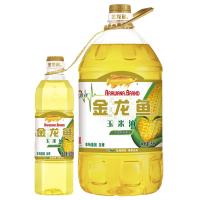 金龙鱼 食用油 非转基因 压榨 玉米油5L(赠品随机捆绑) 新老包装随机发货