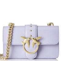 【直营】品高(PINKO)LOVE系列牛皮搭扣燕子包链条包单肩包斜挎包 女包