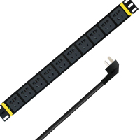 BRAST pdu机柜插座 指示灯10位16A电源插排 HP8005