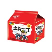 [醇香麻油味]日清出前一丁 麻油味方便面 100g*5包/袋 500g 网红面 泡面方便面 方便速食 面条 香港进口