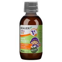 蓓澳儿(Brauer)儿童液体维生素C 口服液100ml/瓶装 易吸收 一岁以上宝宝