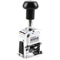 齐心 B3906 耐用精钢自动号码机(6位)自动号码机6位 镍bd