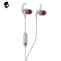 斯酷凯蒂(Skullcandy) Set 入耳式运动有线耳机 耐汗固定设计 线控语音通话耳塞 白色