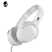 斯酷凯蒂(Skullcandy) Riff 头戴式线控耳机 轻质舒适 语音通话时尚折叠 白色