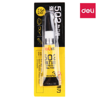 得力(deli) 7146液体胶 502强力胶鞋胶水 3克快干胶水 补鞋胶粘鞋胶