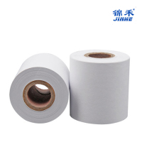 锦禾 44x40打印纸 适用地磅打印纸 电子显示器磅单纸 地磅卷式双胶纸 出租车 收银机 木浆纸 1卷装