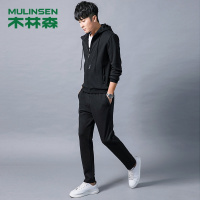 木林森(MULINSEN)运动套装男春秋季跑步休闲运动服套装情侣装外套DSR1887