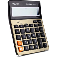 得力(deli) 1541A 语音计算器 金色 deli 1541A