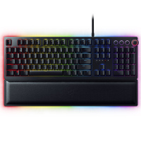 雷蛇(Razer) 猎魂光蛛精英版-光轴 电竞游戏机械键盘 幻彩背光 幻彩腕托