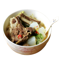 阿勒穆斯 清炖羊排1000克 开袋加热即食草原美味内蒙古羊肉火锅食材