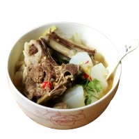 阿勒穆斯 清炖羊排1000克 开袋加热即食草原美味内蒙古羊肉火锅食材