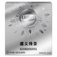 立顿Lipton 遵义绿茶 绿茶茶叶 办公室下午茶 袋泡茶包2g*100包 200g