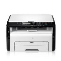 理光 SP 221S（三合一） 23页，6s，600x600dpi,GDI，USB2.0，128MB，150+1进纸，鼓粉分离，SP100c粉盒+SP200c鼓