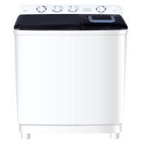 新飞 Frestec XPB110-1606SD 11公斤半自动双缸波轮洗衣机 洗脱分离 旋风波轮 喷淋漂洗(透明黑)