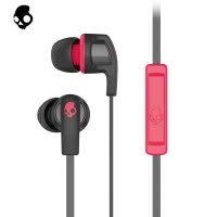 斯酷凯蒂(Skullcandy) SMOKIN’ BUDS 2 S2PGFY-010 便携通话音乐手机耳机 西瓜红黑色