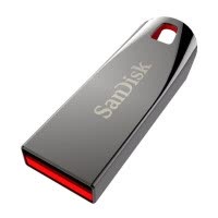 闪迪(SanDisk)酷晶CZ71-32GB U盘金属车载优盘加密防水USB2.0闪存盘学生u盘个性定制激光刻字银色