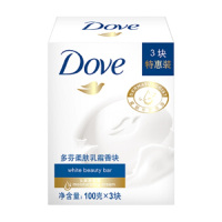 多芬(DOVE) 香皂柔肤乳霜100g*3