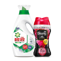 碧浪(ARIEL)洗衣液日本抑菌科技日晒般清新700g瓶装+当妮护衣留香珠红玫瑰香150克 衣物清洁组合